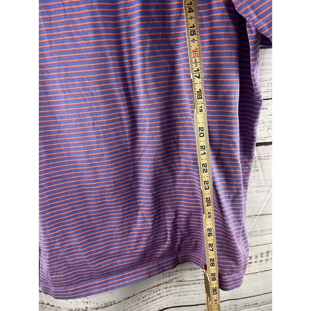 Ralph Lauren Polo Golf Men's Striped Shirt 100% Pima Cotton Short Sleeve XL